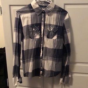 Plaid long sleeve shirt